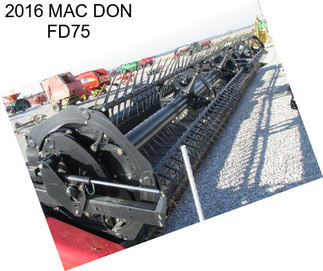 2016 MAC DON FD75