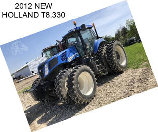 2012 NEW HOLLAND T8.330