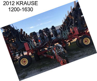 2012 KRAUSE 1200-1630