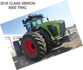 2016 CLAAS XERION 5000 TRAC
