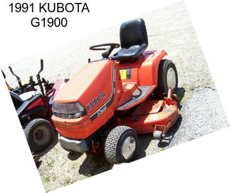 1991 KUBOTA G1900