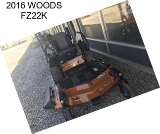 2016 WOODS FZ22K