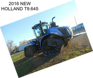 2016 NEW HOLLAND T9.645