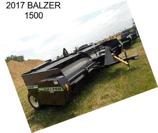 2017 BALZER 1500