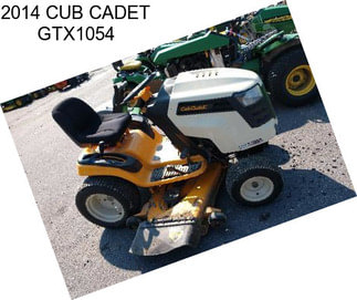 2014 CUB CADET GTX1054