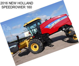 2016 NEW HOLLAND SPEEDROWER 160