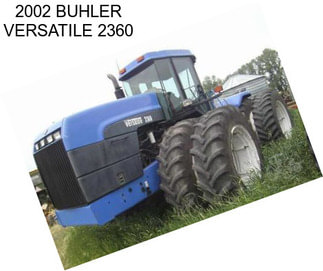 2002 BUHLER VERSATILE 2360