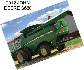 2012 JOHN DEERE S660