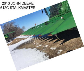 2013 JOHN DEERE 612C STALKMASTER