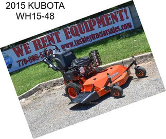 2015 KUBOTA WH15-48