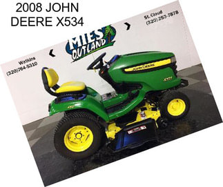 2008 JOHN DEERE X534