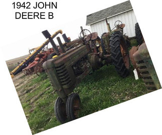 1942 JOHN DEERE B