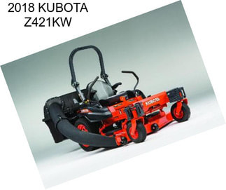 2018 KUBOTA Z421KW