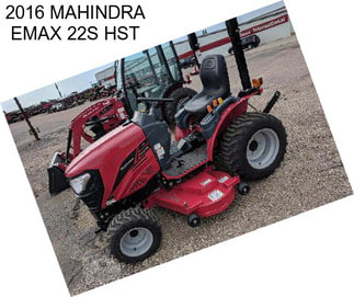 2016 MAHINDRA EMAX 22S HST