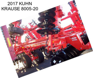 2017 KUHN KRAUSE 8005-20