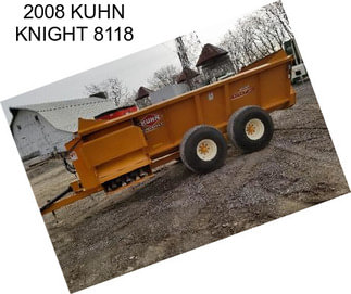 2008 KUHN KNIGHT 8118