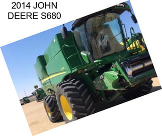 2014 JOHN DEERE S680