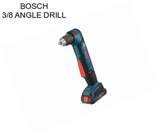 BOSCH 3/8 ANGLE DRILL