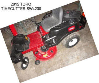 2015 TORO TIMECUTTER SW4200