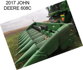 2017 JOHN DEERE 608C