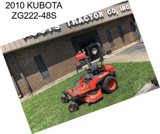 2010 KUBOTA ZG222-48S