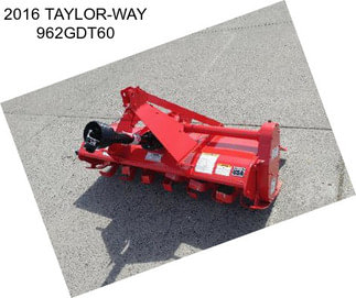 2016 TAYLOR-WAY 962GDT60