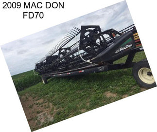 2009 MAC DON FD70