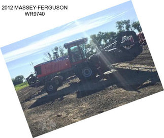 2012 MASSEY-FERGUSON WR9740