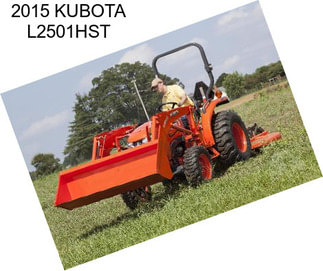 2015 KUBOTA L2501HST