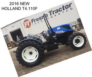 2016 NEW HOLLAND T4.110F