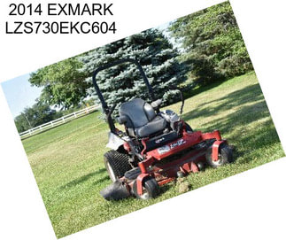 2014 EXMARK LZS730EKC604