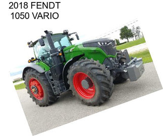 2018 FENDT 1050 VARIO