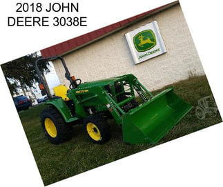 2018 JOHN DEERE 3038E