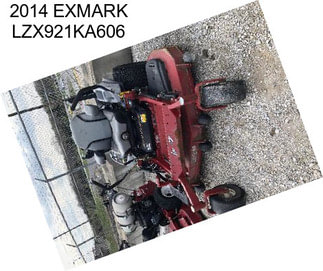 2014 EXMARK LZX921KA606