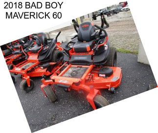 2018 BAD BOY MAVERICK 60