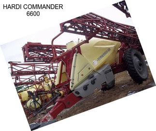 HARDI COMMANDER 6600