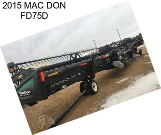 2015 MAC DON FD75D