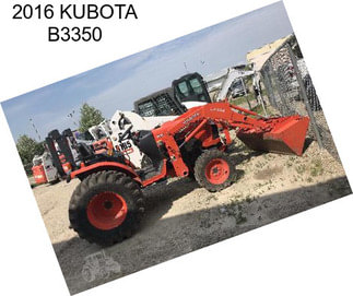 2016 KUBOTA B3350