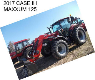 2017 CASE IH MAXXUM 125