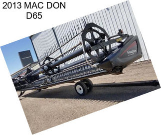 2013 MAC DON D65