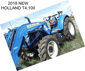 2018 NEW HOLLAND T4.100