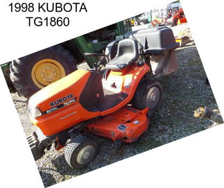 1998 KUBOTA TG1860