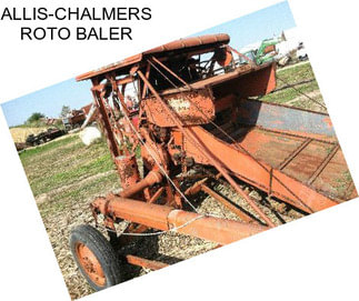 ALLIS-CHALMERS ROTO BALER