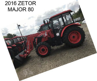 2016 ZETOR MAJOR 80