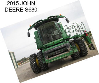 2015 JOHN DEERE S680