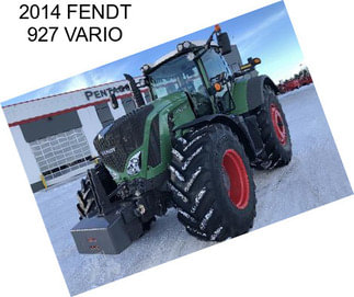 2014 FENDT 927 VARIO