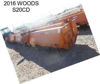 2016 WOODS S20CD