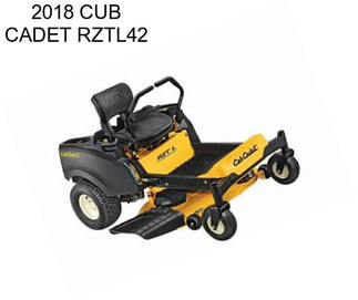 2018 CUB CADET RZTL42