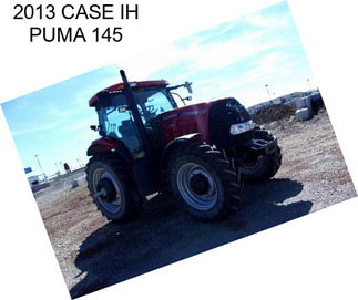 2013 CASE IH PUMA 145