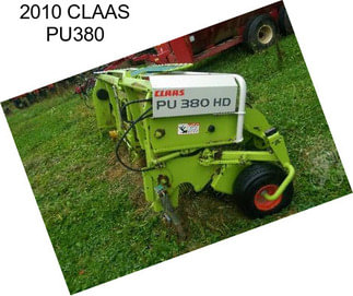 2010 CLAAS PU380